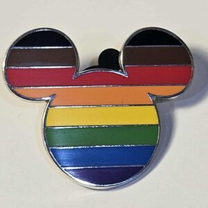 Disney Parks Pin Trading 2006 Rainbow Mickey Head